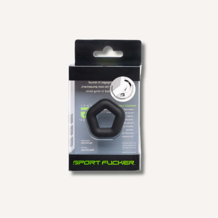 Sport Fucker Pentagon Ring Black