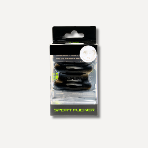 Sport Fucker TPE Muscle Ball Stretcher - Black
