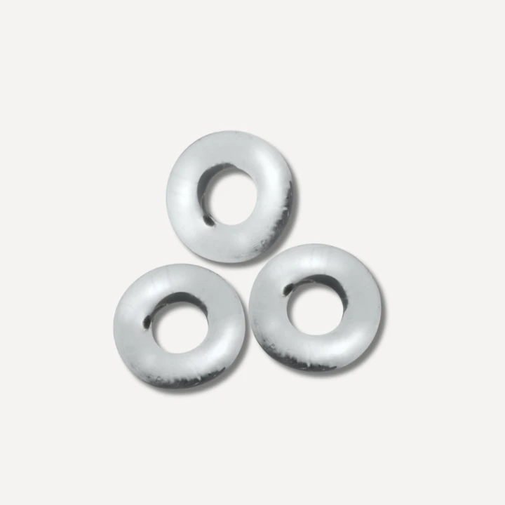 Oxballs Set of 3 Fat Willy Clear Cockrings