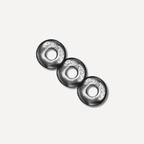 Oxballs Pack of 3 Grey mini cockrings