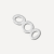 Oxballs Set of 3 Willy Rings Transparent