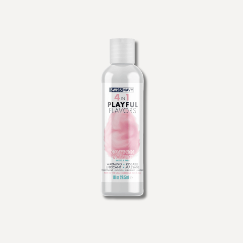 Swiss Navy lubrykant o smaku waty cukrowej 4 in 1 Playful Flavors - Lubricant with Cotton Candy Flavor - 1 fl oz / 29,5 ml