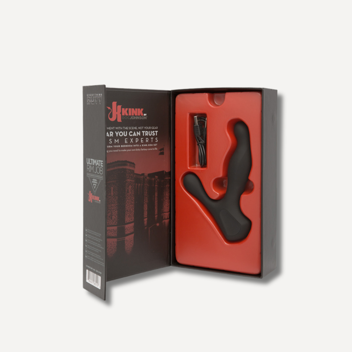 Silicone Prostate Massager with Rotating Edges