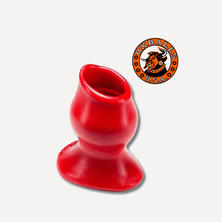 Oxballs Tunel analny Plug Pig-Hole Fuck XXL 14 x 9cm Red