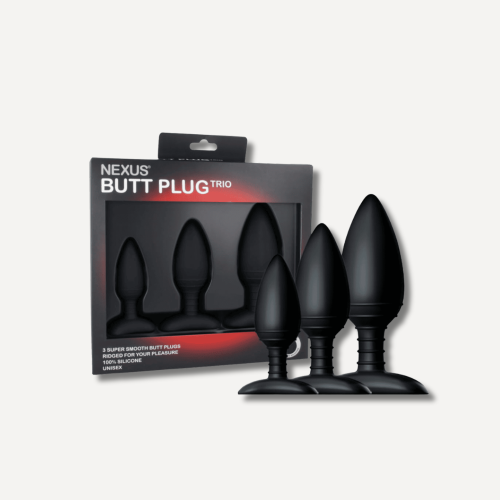 Zestaw korków analnych Nexus BUTT PLUG TRIO Silicone S-L