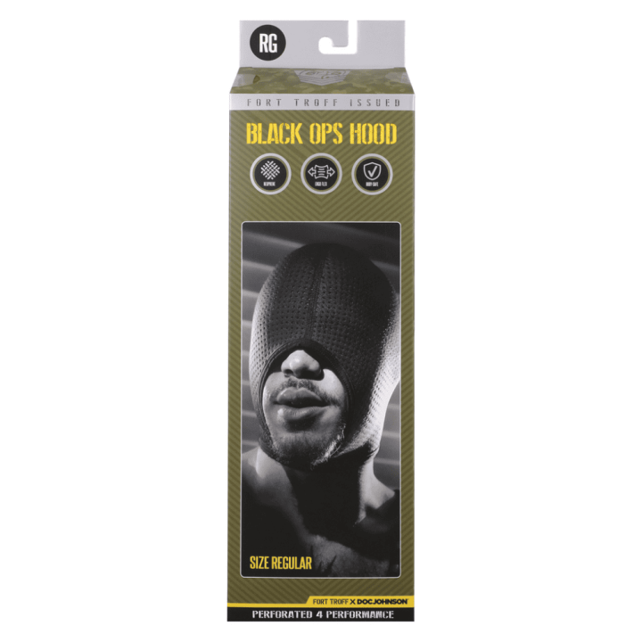 Fort Troff Black Ops Hood - Regular - Black