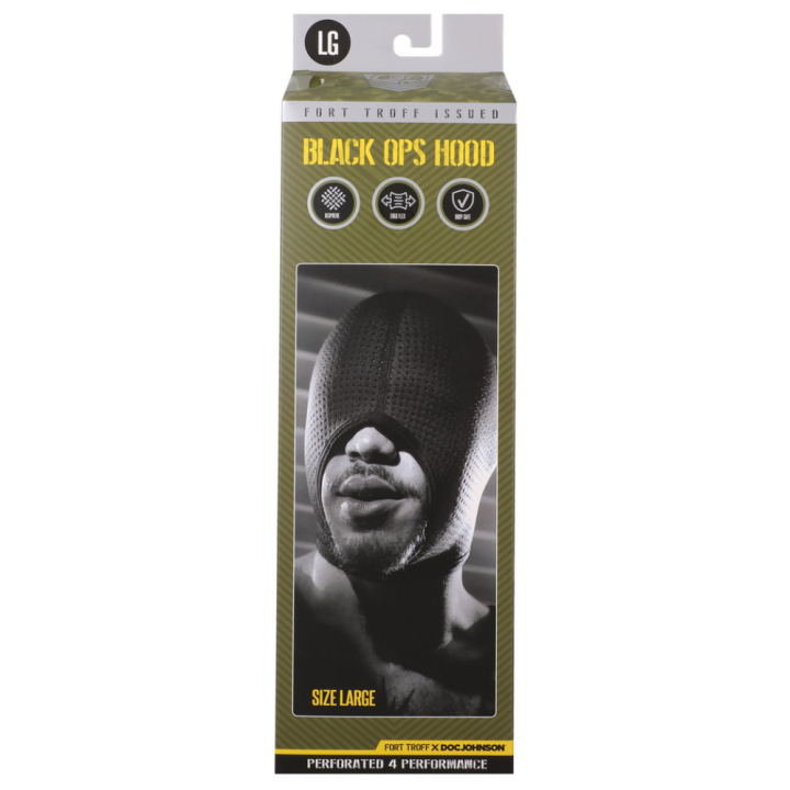 Fort Troff Black Ops Hood - Large - Black