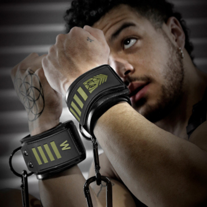 Fort Troff kajdanki na nadgarstki Tactical Wrist Cuffs - Black/Green