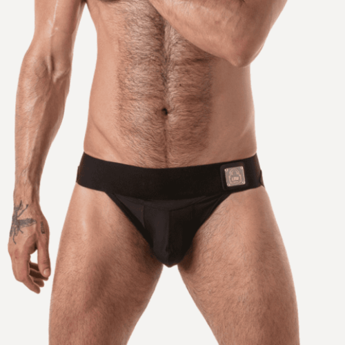 Locker Gear Wide Waistband Jockstrap Black