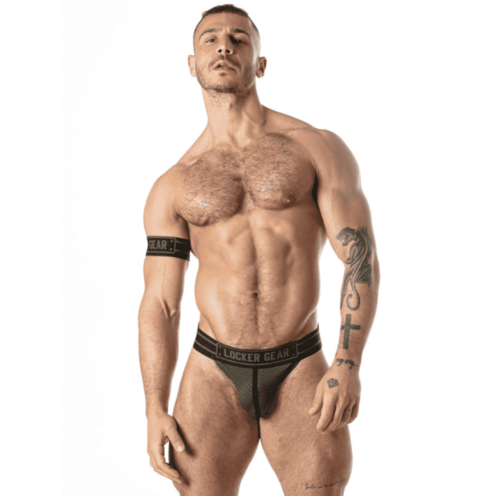 Locker Gear Sport Mesh Jockstrap Khaki