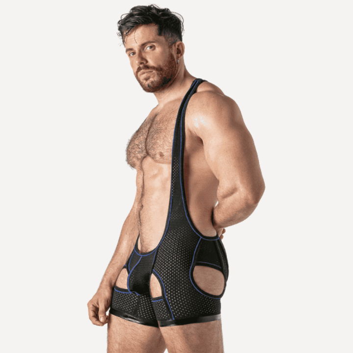 Locker Gear Singlet z suwakiem Zip Singlet Blue