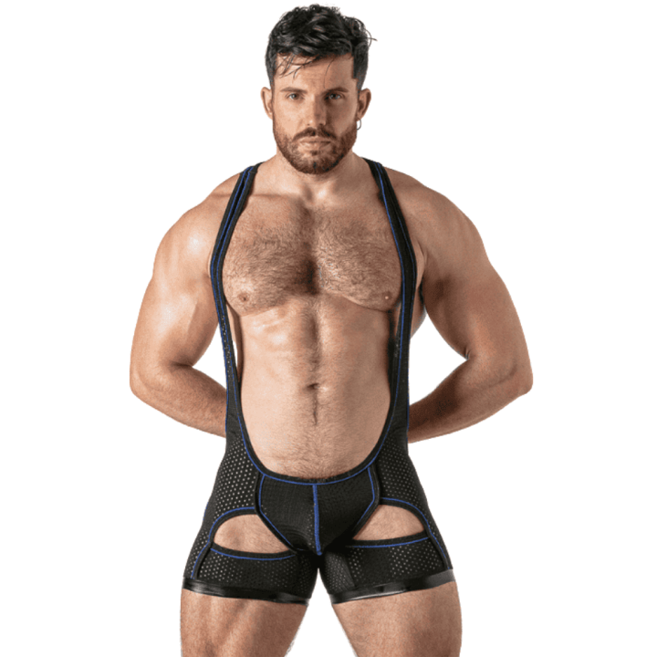 Locker Gear Singlet z suwakiem Zip Singlet Blue