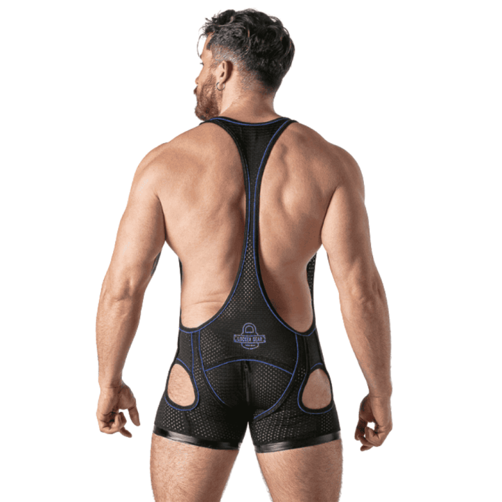 Locker Gear Singlet z suwakiem Zip Singlet Blue