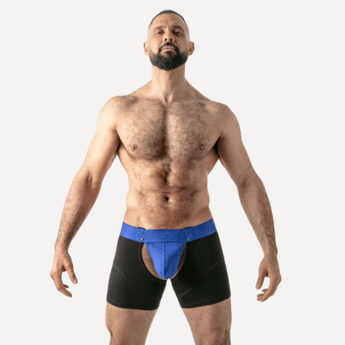 Locker Gear Open Access Short Chaps Blue