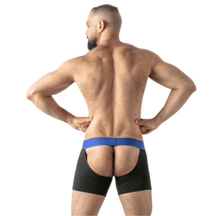 Locker Gear Open Access Short Chaps Blue