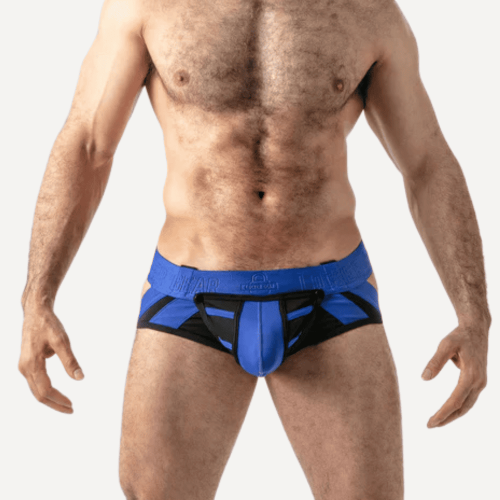 Locker Gear Open Access Jock Brief Blue