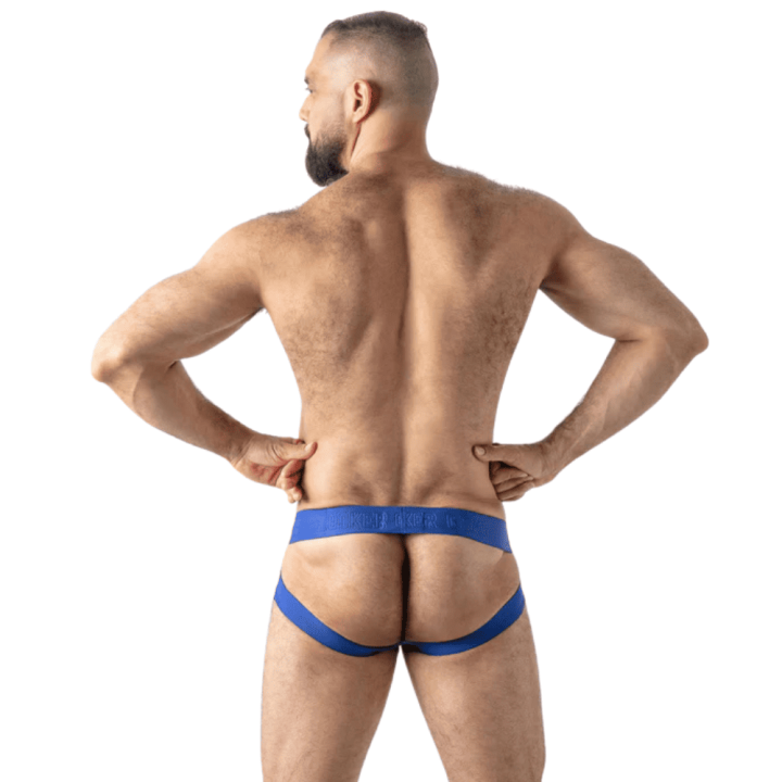 Locker Gear Open Access Jock Brief Blue