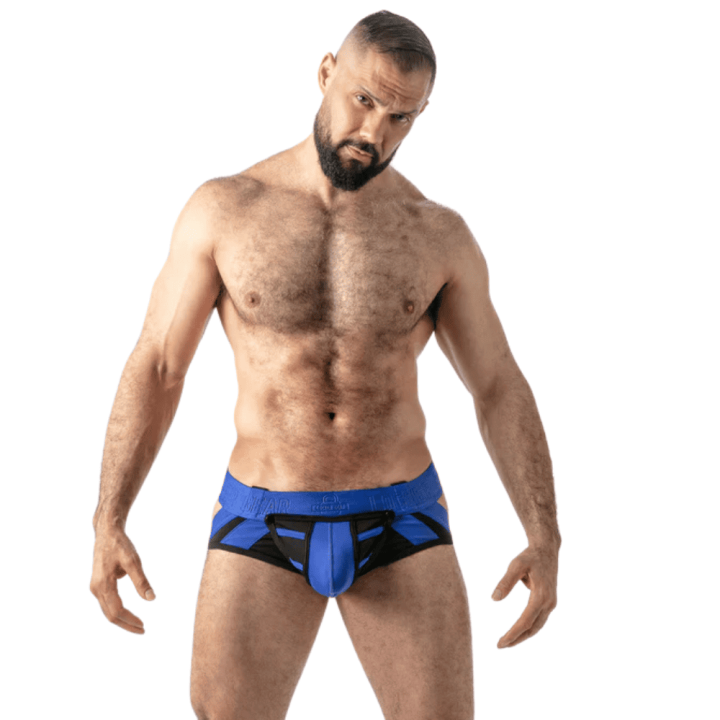 Locker Gear Open Access Jock Brief Blue