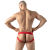 Locker Gear Open Access Jock Brief Red