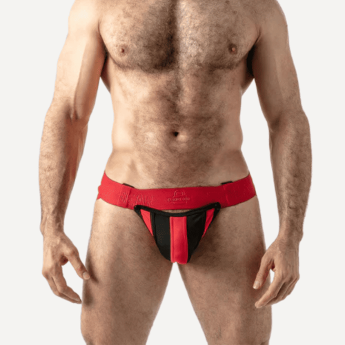 Locker Gear Open Access Jockstrap Red