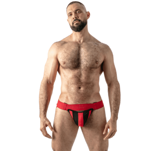 Locker Gear Open Access Jockstrap Red