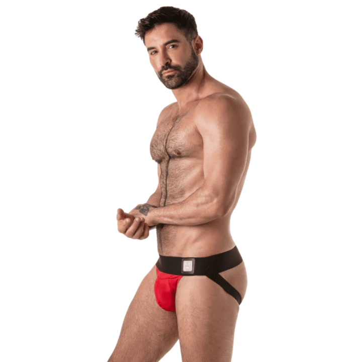 Locker Gear Wide Waistband Jockstrap Red
