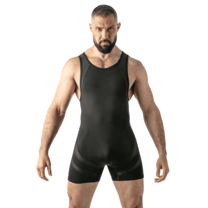 Locker Gear Open Access Singlet Black