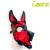 BRUTUS Vegan Pup Hood Black-Red