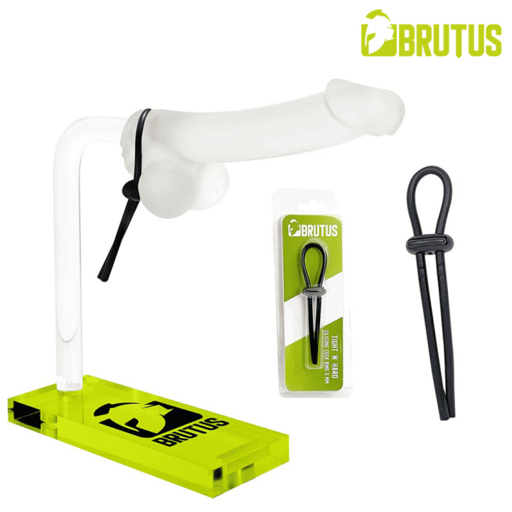 BRUTUS Tight 'N' Hard - Adjustable Silicone Cockstrap