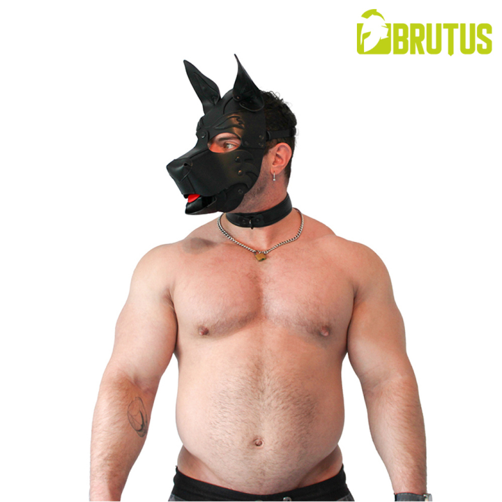 BRUTUS Vegan Puppy Collar Black-Black