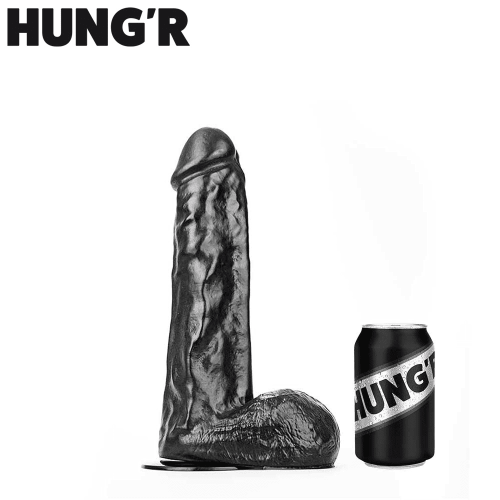 HUNG'R DAVID Dildo Black 13 inch / 33 cm / Ø 7.6 cm