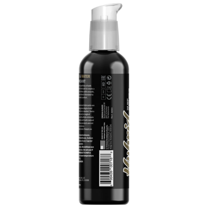 Swiss Navy Hybrid - Premium Silicone and Water Hybrid Lubricant - 2 fl oz / 59 ml