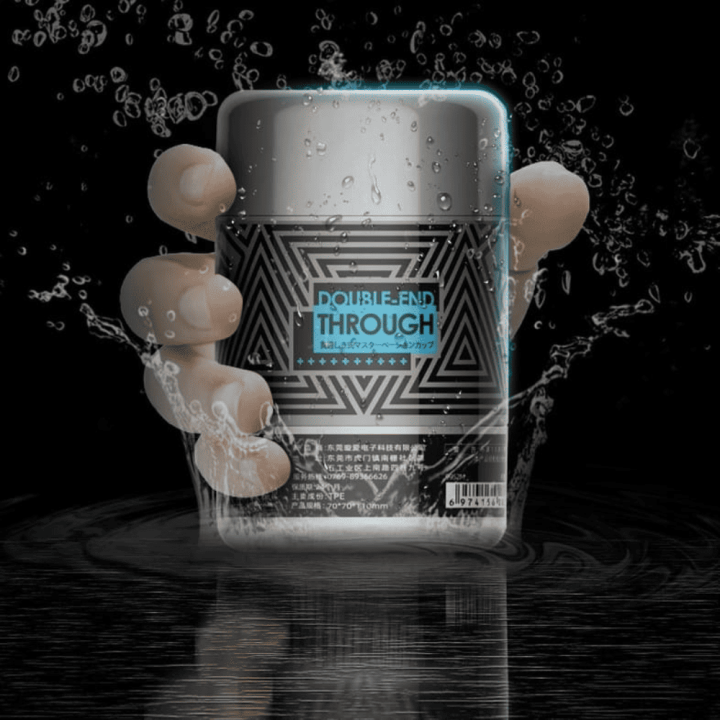 Masturbator Double Entrance Throuth Cup 10cm