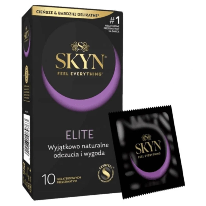 Prezerwatywy bez Lateksu Skyn Elite latex-free condoms x10