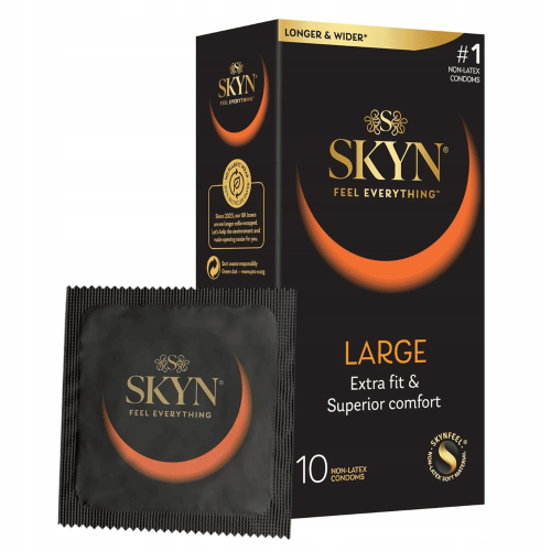 Prezerwatywy o Zwiększonym Rozmiarze Manix Skyn XLarge Condoms x10