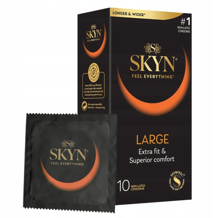 Prezerwatywy o Zwiększonym Rozmiarze Manix Skyn XLarge Condoms x10