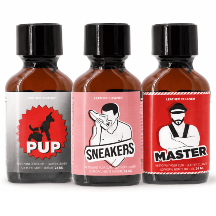 ZESTAW POPPERSÓW SNEAKERS + PUP + MASTER