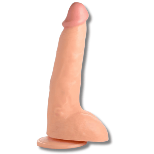 Beefy Brad - Dildo z jądrami Dildo with Balls - 9" / 23 cm Light