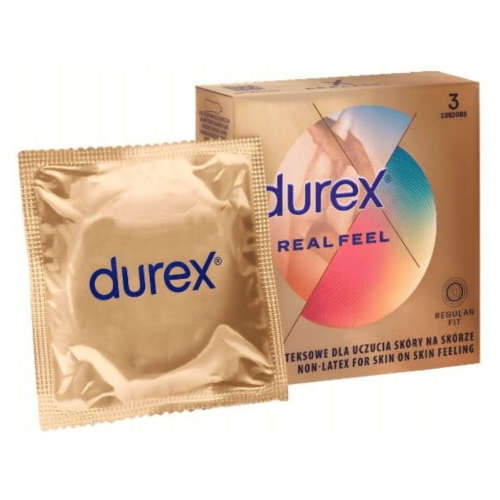 DUREX prezerwatywy REAL FEEL 3 szt. bezlateksowe