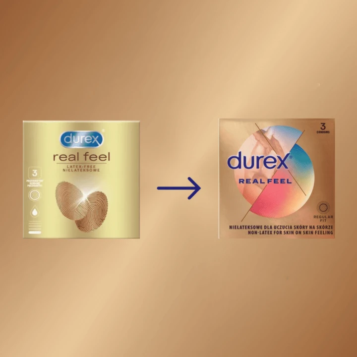 DUREX prezerwatywy REAL FEEL 3 szt. bezlateksowe