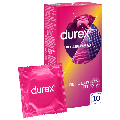 DUREX prezerwatywy PLEASUREMAX 10 szt. prążkowane z wypustkami