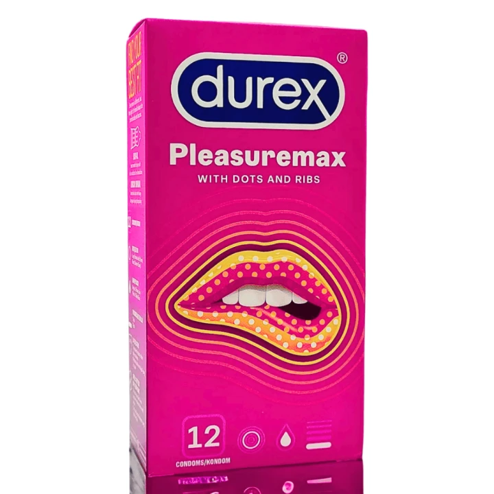 DUREX prezerwatywy PLEASUREMAX 12 szt. prążkowane z wypustkami