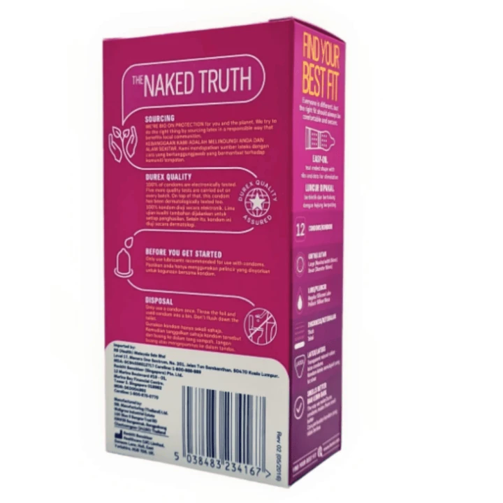 DUREX prezerwatywy PLEASUREMAX 12 szt. prążkowane z wypustkami