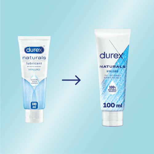 Durex Naturals żel intymny z kwasem hialuronowym 100 ml