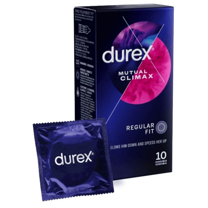 Durex Mutual Climax  prezerwatywy opóźniające stosunek 10 szt.