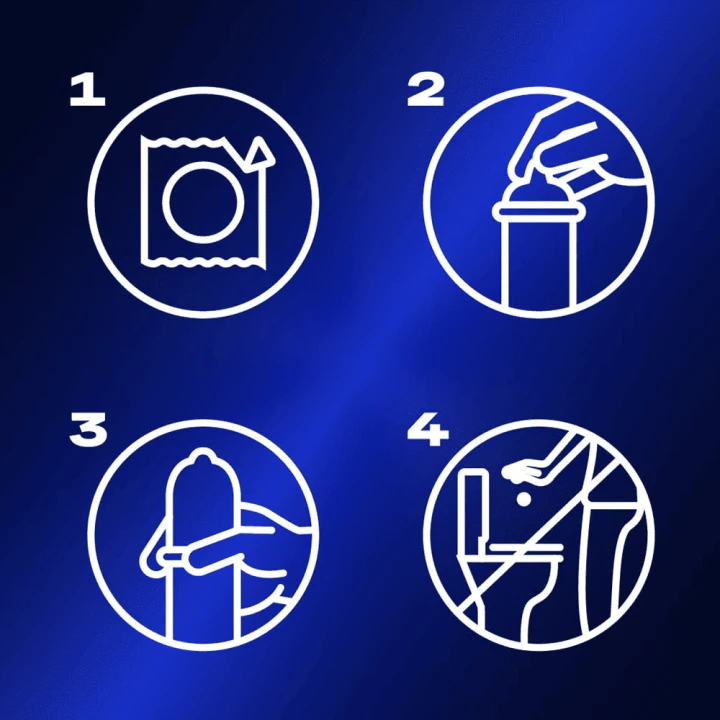 Prezerwatywy Durex Intense z wypustkami prążkami i żelem stymulującym 10 szt.