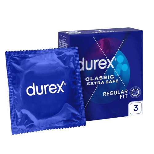 Durex Extra Safe prezerwatywy grubsze, dodatkowo nawilżane 3 szt.