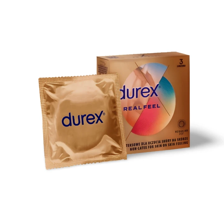 DUREX prezerwatywy REAL FEEL 3 szt. bezlateksowe