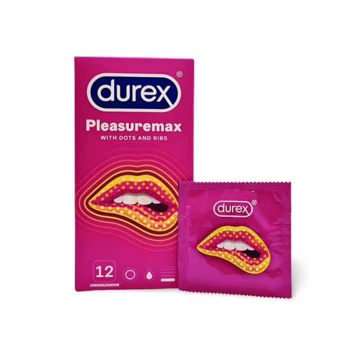 DUREX prezerwatywy PLEASUREMAX 12 szt. prążkowane z wypustkami