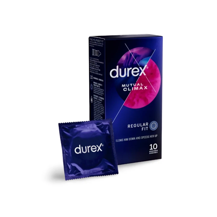 Durex Mutual Climax  prezerwatywy opóźniające stosunek 10 szt.